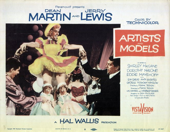 Artists and Models - Lobby Cards