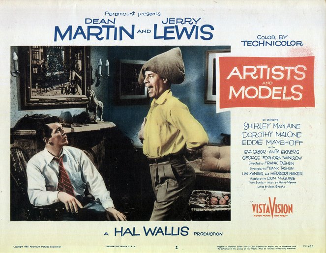 Artists and Models - Lobby Cards