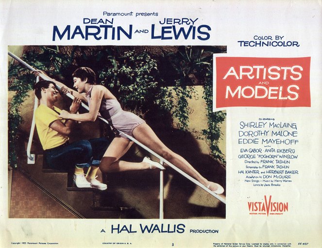 Artists and Models - Lobby Cards