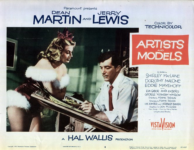 Artists and Models - Lobby Cards