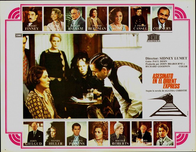Vražda v Orient expresu - Fotosky - Ingrid Bergman, Rachel Roberts, Wendy Hiller, Albert Finney