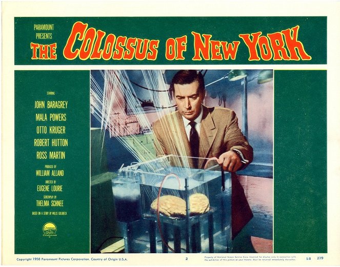 The Colossus of New York - Cartes de lobby