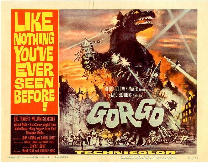 Gorgo, el monstruo - Fotocromos