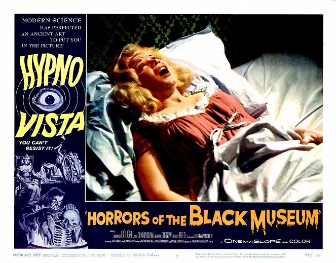 Horrors of the Black Museum - Lobbykaarten - June Cunningham