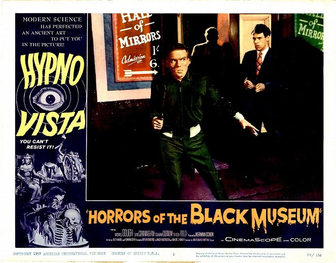 Horrors of the Black Museum - Lobbykaarten - Graham Curnow