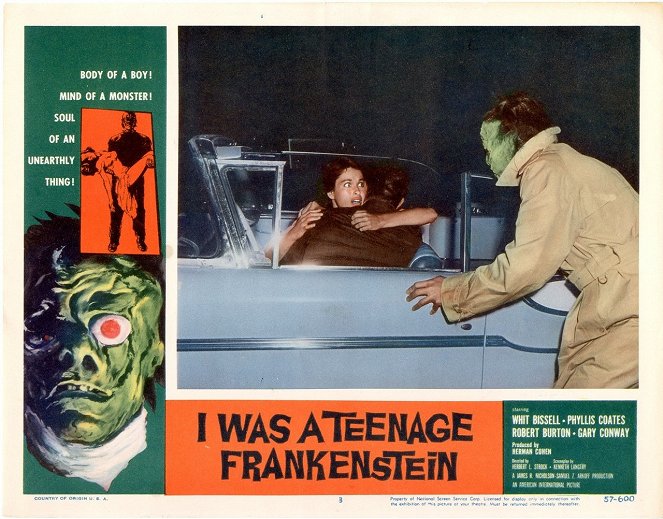 I Was a Teenage Frankenstein - Fotocromos