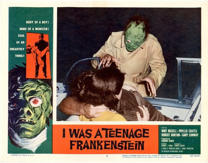 I Was a Teenage Frankenstein - Fotocromos