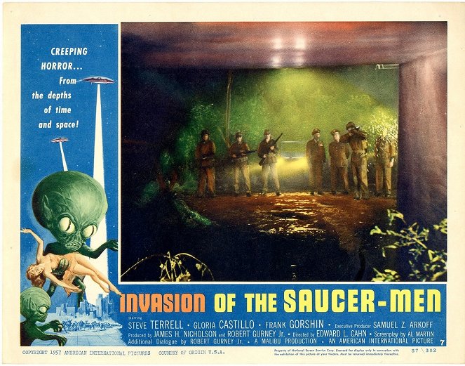 Invasion of the Saucer Men - Lobbykaarten