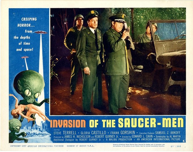 Invasion of the Saucer Men - Lobbykaarten