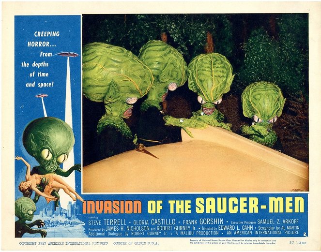 Invasion of the Saucer Men - Lobbykaarten