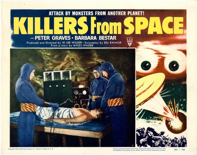 Killers from Space - Cartões lobby