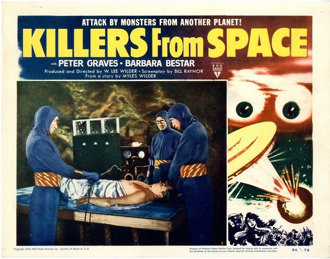 Killers from Space - Lobby Cards