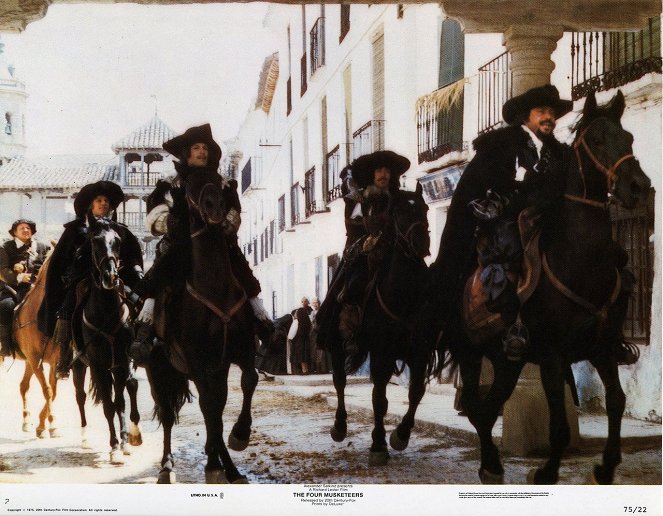 The Four Musketeers - Lobby Cards - Roy Kinnear, Michael York, Richard Chamberlain, Frank Finlay, Oliver Reed
