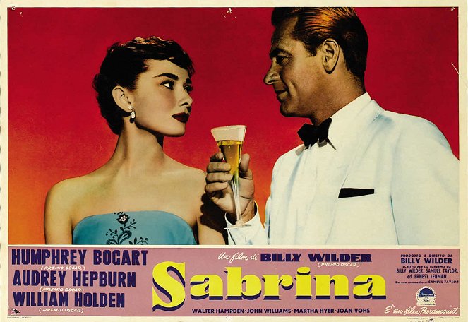 Sabrina - Lobbykarten - Audrey Hepburn, William Holden