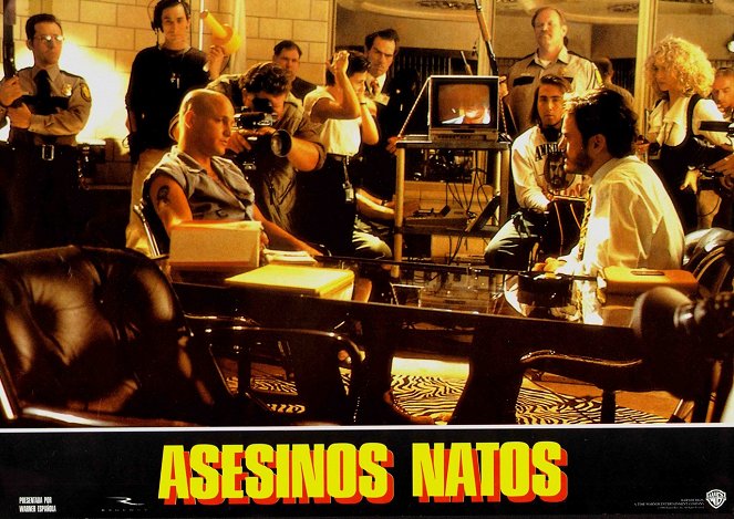 Assassinos Natos - Cartões lobby - Woody Harrelson, Tommy Lee Jones, Robert Downey Jr.