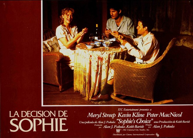 Le Choix de Sophie - Cartes de lobby - Meryl Streep, Kevin Kline, Peter MacNicol