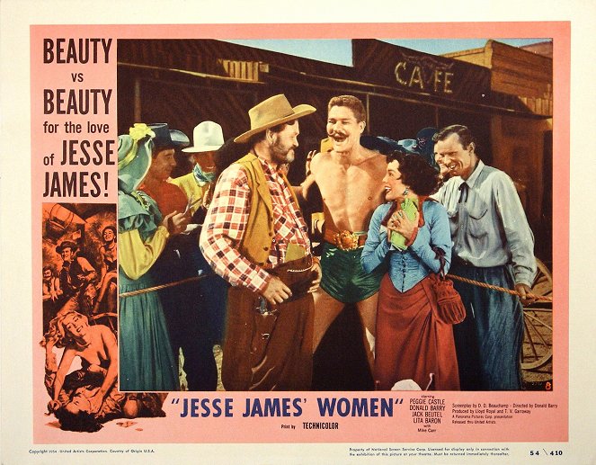 Jesse James' Women - Lobbykaarten