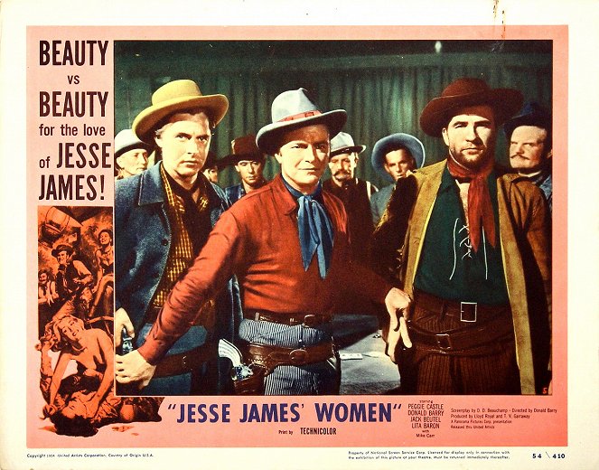 Jesse James' Women - Lobbykarten