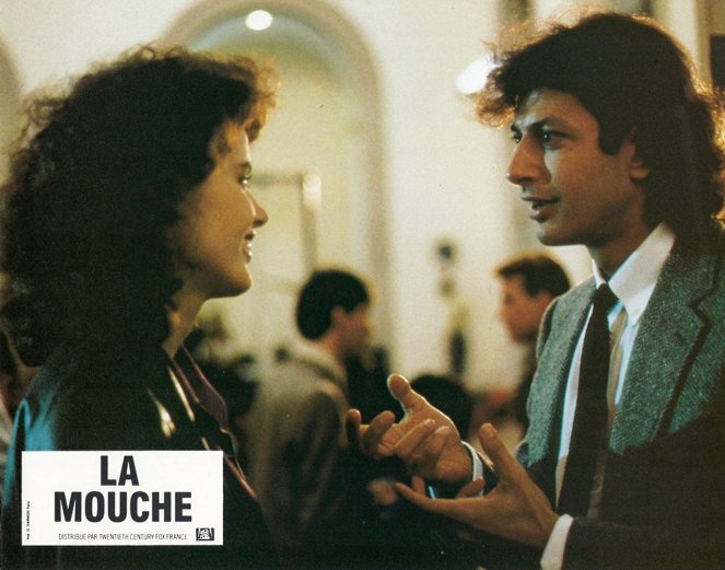 La Mouche - Cartes de lobby - Geena Davis, Jeff Goldblum
