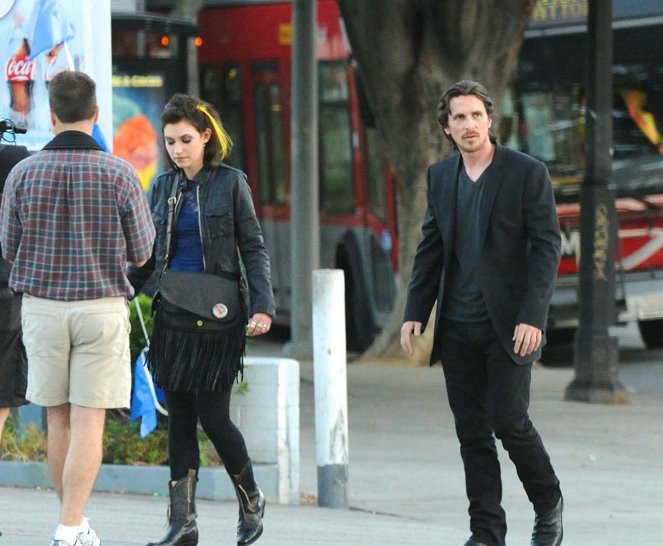 Knight of Cups - Tournage - Imogen Poots, Christian Bale