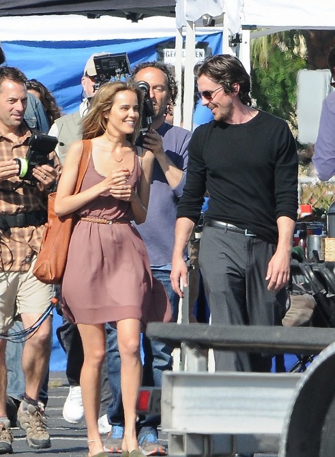 Knight of Cups - Tournage - Isabel Lucas, Christian Bale