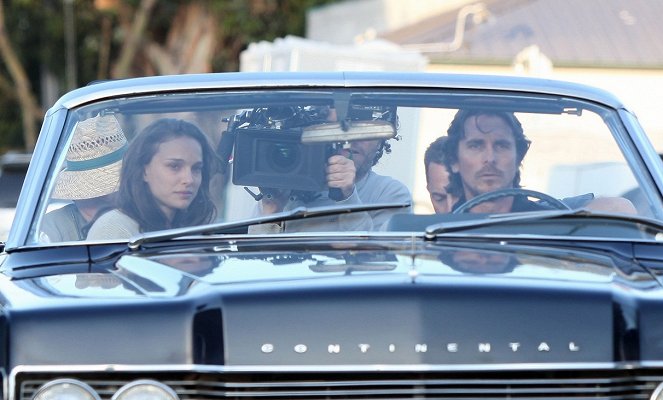 Cavaleiro de Copas - De filmagens - Natalie Portman, Christian Bale