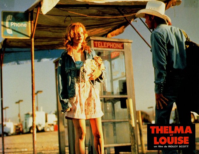 Thelma et Louise - Cartes de lobby - Geena Davis, Brad Pitt