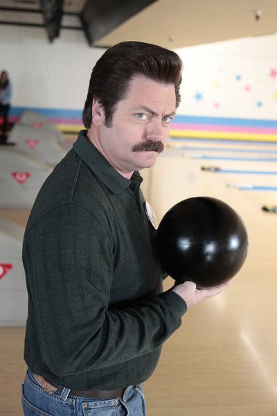 Parks and Recreation - Season 4 - Bowling for Votes - Promo - Nick Offerman