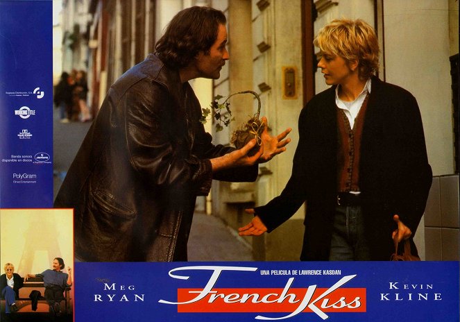 French Kiss - Cartes de lobby - Kevin Kline, Meg Ryan