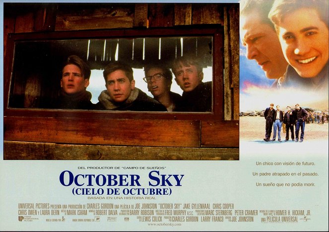 October Sky - Lobby karty - William Lee Scott, Jake Gyllenhaal, Chris Owen, Chad Lindberg
