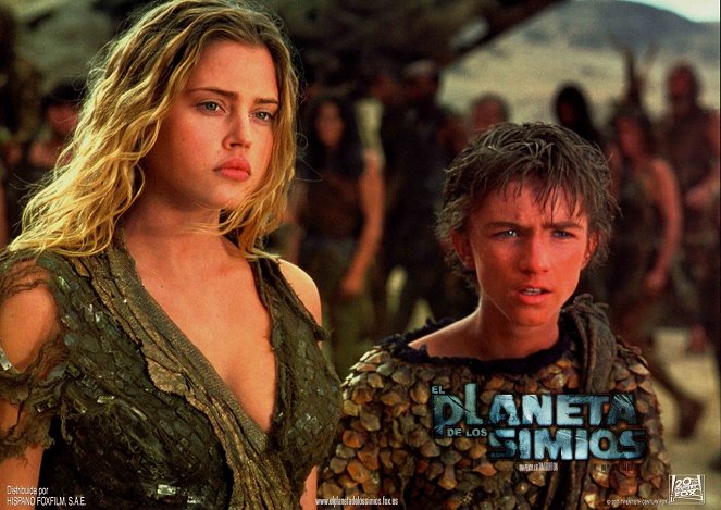 La Planète des singes - Cartes de lobby - Estella Warren, Lucas Elliot Eberl