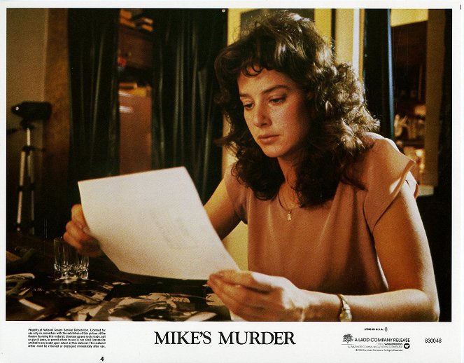 Mike's Murder - Cartes de lobby - Debra Winger