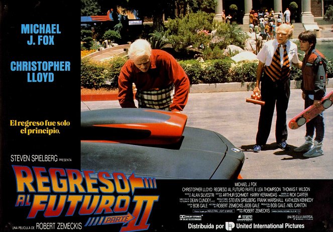 Back to the Future Part II - Lobbykaarten - Tom Wilson, Charles Fleischer, Michael J. Fox