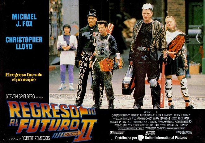 Back to the Future Part II - Lobbykaarten - Jason Scott Lee, Ricky Dean Logan, Tom Wilson, Darlene Vogel