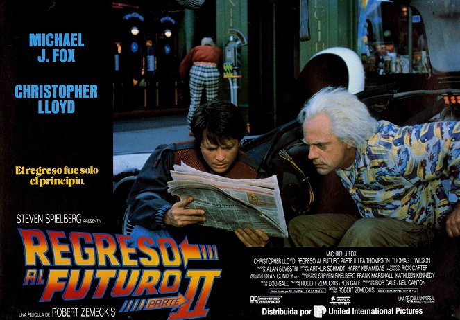 Back to the Future Part II - Lobby Cards - Michael J. Fox, Christopher Lloyd