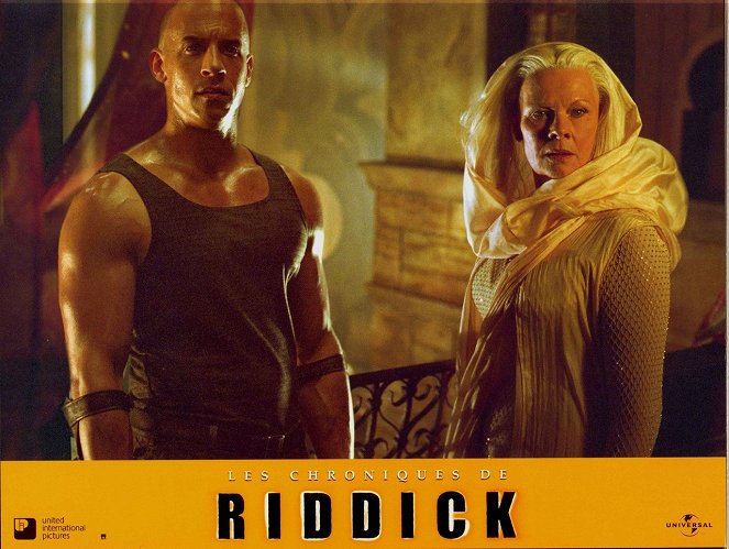 Les Chroniques de Riddick - Cartes de lobby - Vin Diesel, Judi Dench