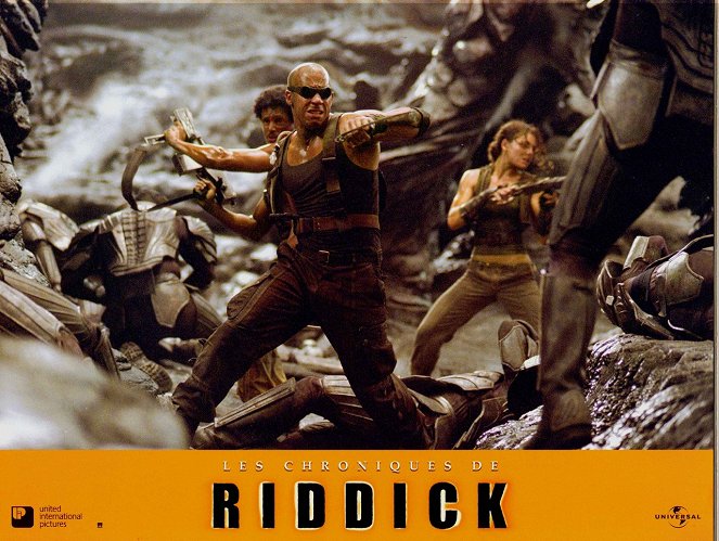Les Chroniques de Riddick - Cartes de lobby - Vin Diesel, Alexa Davalos