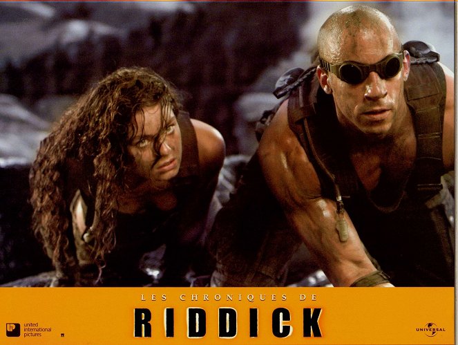 Les Chroniques de Riddick - Cartes de lobby - Alexa Davalos, Vin Diesel