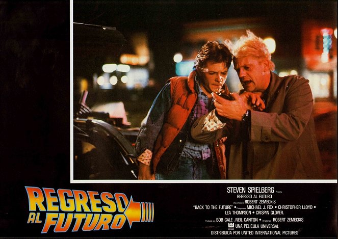 Powrót do przyszłości - Lobby karty - Michael J. Fox, Christopher Lloyd