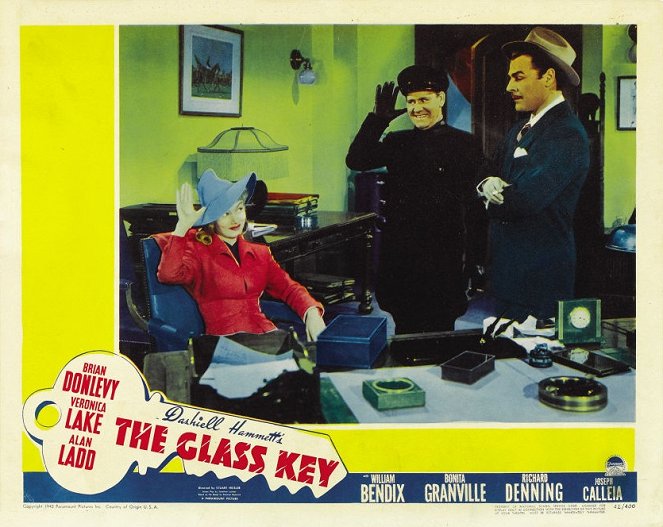 The Glass Key - Lobby Cards - Veronica Lake, Brian Donlevy