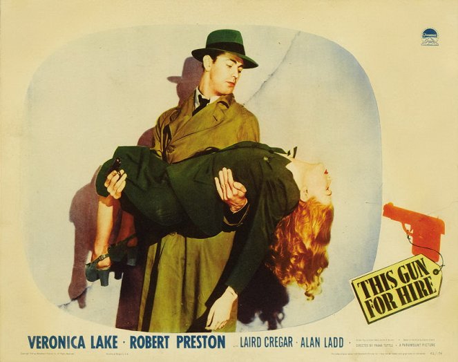 This Gun for Hire - Lobby Cards - Alan Ladd, Veronica Lake