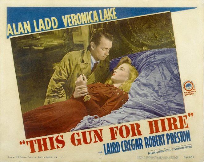 This Gun for Hire - Cartões lobby - Alan Ladd, Veronica Lake