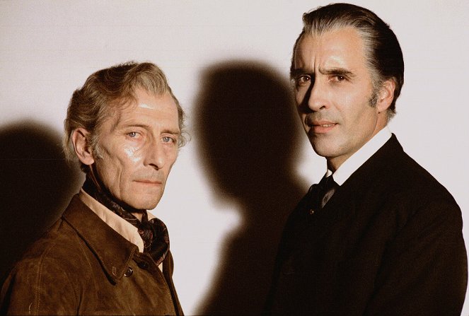 Dracula A.D. 1972 - Promóció fotók - Peter Cushing, Christopher Lee
