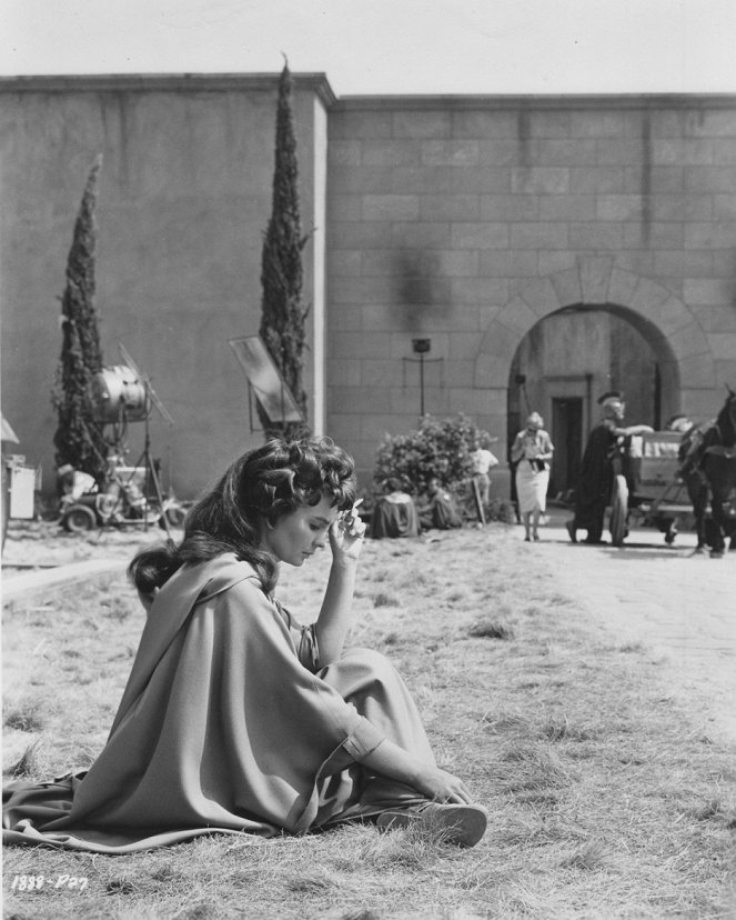 Spartacus - Tournage - Jean Simmons