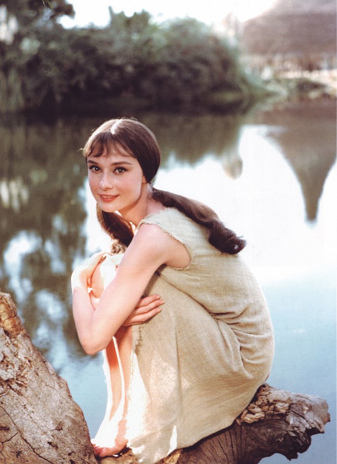 Zelené království - Z natáčení - Audrey Hepburn