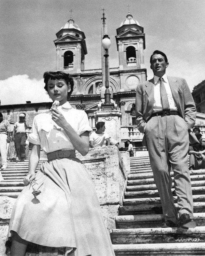 Férias em Roma - Do filme - Audrey Hepburn, Gregory Peck