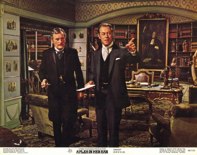 Puce à l'oreille - Cartes de lobby - Rex Harrison