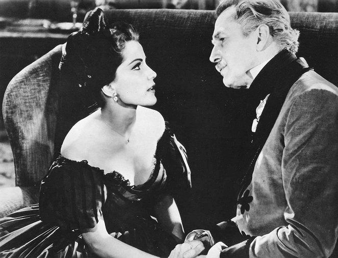 A Maldita, o Gato e a Morte - Do filme - Debra Paget, Vincent Price