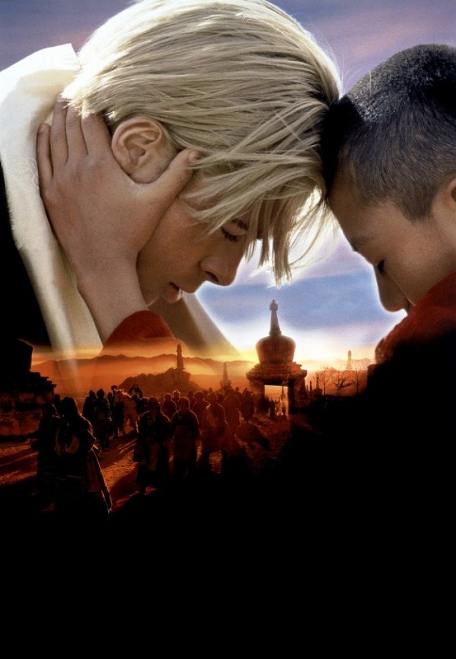 Sieben Jahre in Tibet - Werbefoto - Brad Pitt, Jamyang Jamtsho Wangchuk