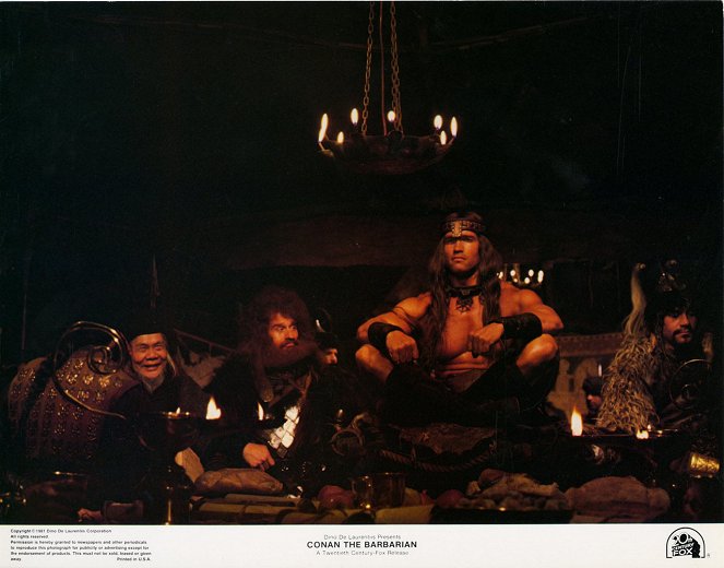 Conan the Barbarian - Lobbykaarten - Arnold Schwarzenegger